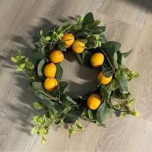 Lemon Wreath and Lemon Garland